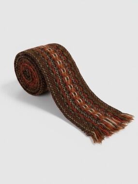 Vintage 70’s Handwoven Wool Tie by Canadian Maria Svatina